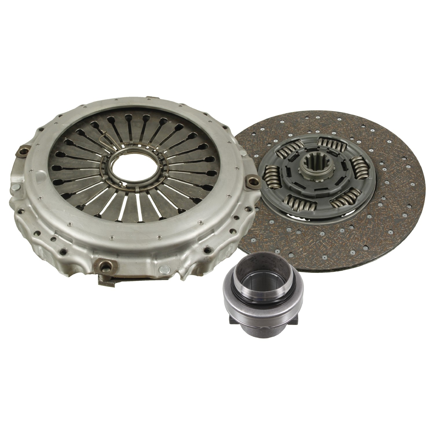 FEBI BILSTEIN 105161: Kit ambreiaj cu unsoare sintetică, cu rulment presiune, Furca decuplare cu rolle