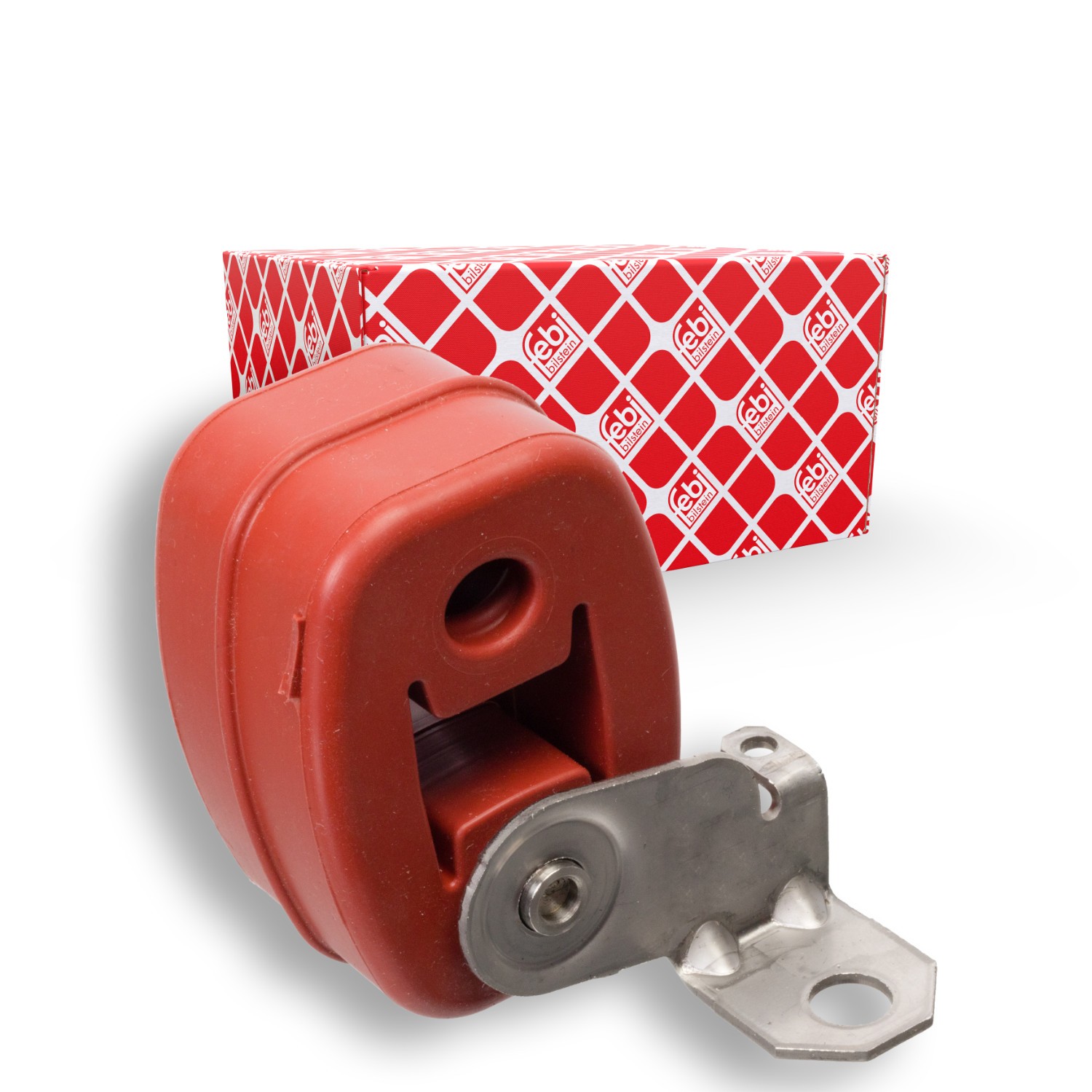FEBI BILSTEIN 106169: Soporte de tubo de escape Eje trasero, Atrás derecha