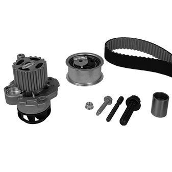 METELLI 30-0761-5: Veepump + hammasrihmakomplekt ilma pingutipehmenduseta,pingutusrull