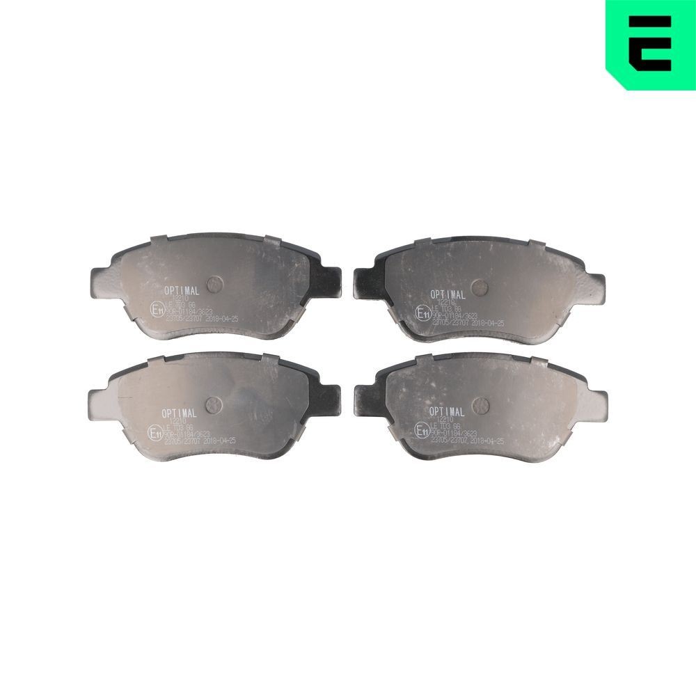 OPTIMAL BP-12210: Piduriklotsid Esisild