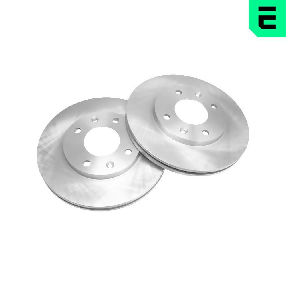 OPTIMAL BS-1310C: Piduriketas Esisild, Ø: 247mm, õhutusega, Ø: 247mm, kaetud, koos kruvidega