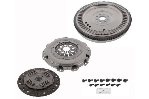 MAPCO 10611: Kit d'embrayage avec mécanisme d'embrayage, sans butée hydraulique, avec disque d'embrayage, avec volant moteur