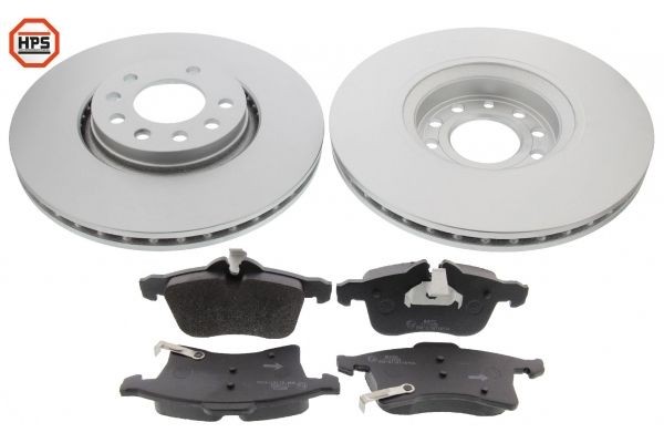 MAPCO 47690HPS: Pidurikomplekt, ketaspidur Esisild, Ø: 308mm, õhutusega