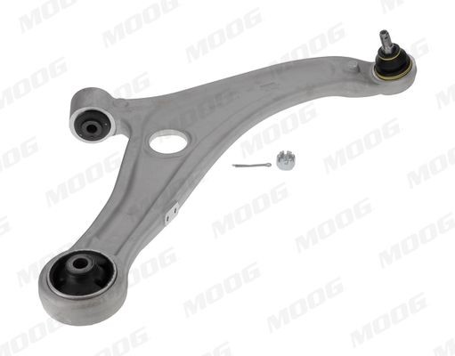 MOOG HY-TC-13754: Brat, suspensie roata Aluminiu, cu articulatie de sarcina/ghidare, cu bucsa de cauciuc