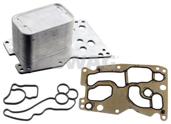 SWAG 20 10 5960: Radiator ulei, ulei motor cu garnituri