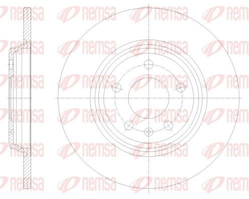REMSA 61771.00: Piduriketas Tagasild, Ø: 300mm, täis, Ø: 300mm