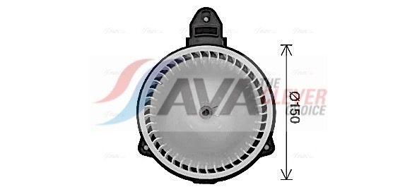 AVA COOLING SYSTEMS AI8426: Elektrimootor, salongiventilaator ilma takistuseta