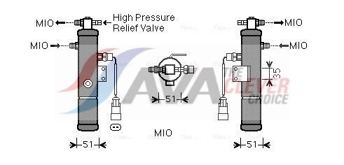 AVA COOLING SYSTEMS FED009: Uscator, aer conditionat R134a