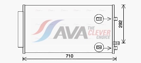 AVA COOLING SYSTEMS FT5462D: Condensator, climatizare ** CLEVER FIT ** cu uscator
