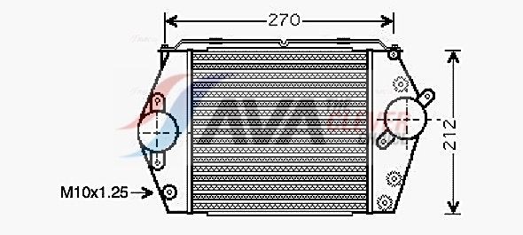 AVA COOLING SYSTEMS MN3083: Radiator, retarder