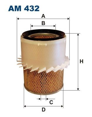 FILTRON AM 432: Filtru aer