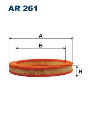 FILTRON AR 261: Gaisa filtrs