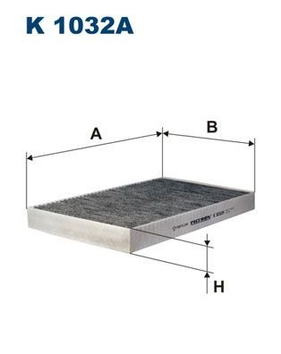 FILTRON K 1032A: Filtre d'habitacle Filtre à charbon actif