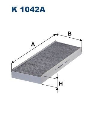 FILTRON K 1042A: Filtru, aer habitaclu Filtru carbon activ