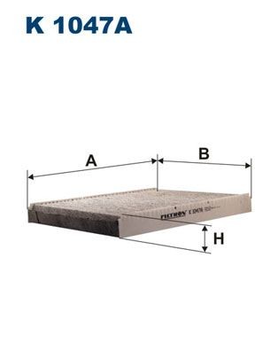 FILTRON K 1047A: Filtro de habitáculo Filtro de carbón activado