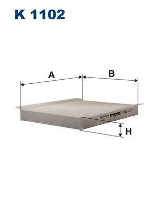FILTRON K 1102: Filtru, aer habitaclu Filtru de particule