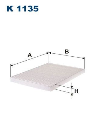 FILTRON K 1135: Filtru, aer habitaclu Filtru de particule