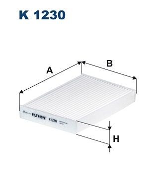 FILTRON K 1230: Filtre d'habitacle Filtre à particules