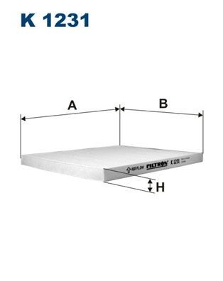 FILTRON K 1231: Salono filtras dalelių filtras
