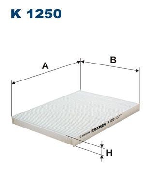 FILTRON K 1250: Filtro abitacolo Filtro particellare