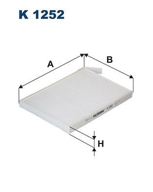 FILTRON K 1252: Filtru, aer habitaclu Filtru de particule