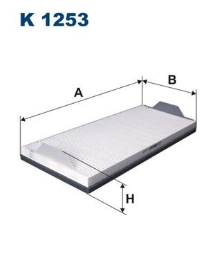 FILTRON K 1253: Filtru, aer habitaclu Filtru de particule
