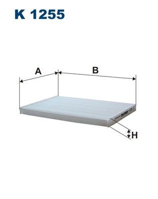 FILTRON K 1255: Filtru, aer habitaclu Filtru de particule