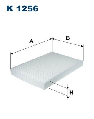 FILTRON K 1256: Filtru, aer habitaclu Filtru de particule