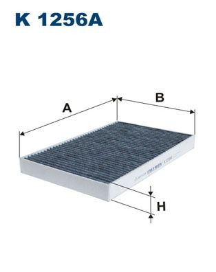 FILTRON K 1256A: Filtru, aer habitaclu Filtru carbon activ