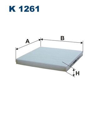 FILTRON K 1261: Filtru, aer habitaclu Filtru de particule