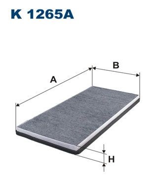 FILTRON K 1265A: Kupefilter Karbonfilter