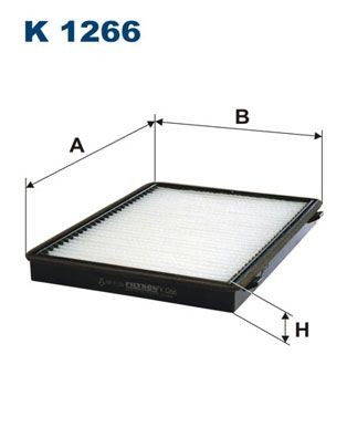 FILTRON K 1266: Filtru, aer habitaclu Filtru de particule