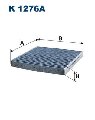 FILTRON K 1276A: Filtru, aer habitaclu Filtru carbon activ