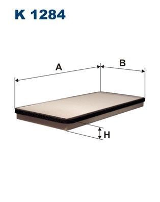 FILTRON K 1284: Filtru, aer habitaclu Filtru de particule