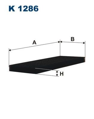 FILTRON K 1286: Filtru, aer habitaclu Filtru de particule