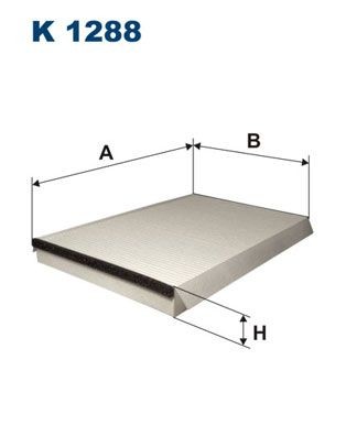 FILTRON K 1288: Filtre d'habitacle Filtre à particules