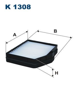 FILTRON K 1308: Filtrs, Salona telpas gaiss Daļiņu filtrs