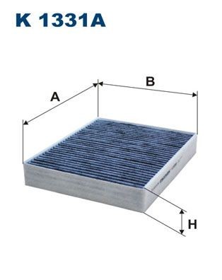 FILTRON K 1331A: Suodatin, sisäilma Aktiivihiilisuodatin