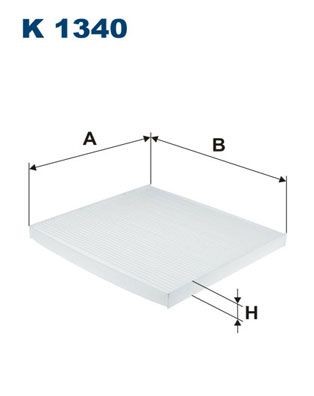 FILTRON K 1340: Filtrs, Salona telpas gaiss Daļiņu filtrs