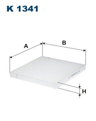 FILTRON K 1341: Filtre d'habitacle Filtre à particules