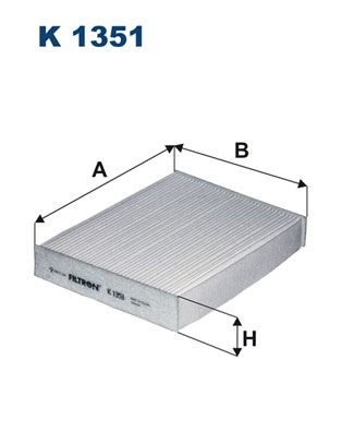 FILTRON K 1351: Filtre d'habitacle Filtre à particules