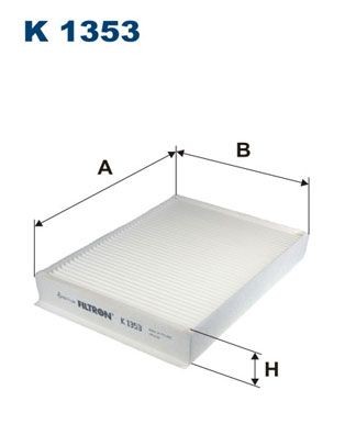 FILTRON K 1353: Filtru, aer habitaclu Filtru de particule