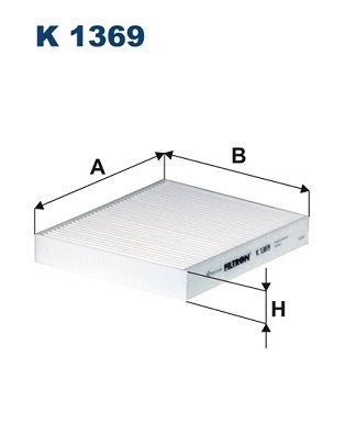 FILTRON K 1369: Filtru, aer habitaclu Filtru de particule
