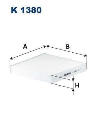 FILTRON K 1380: Filtru, aer habitaclu Filtru de particule