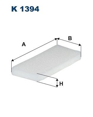 FILTRON K 1394: Filtru, aer habitaclu Filtru de particule