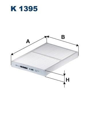 FILTRON K 1395: Filtru, aer habitaclu Filtru de particule