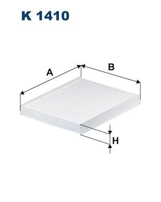 FILTRON K 1410: Filter vnútorného priestoru filter castic