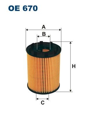 FILTRON OE 670: Õlifilter