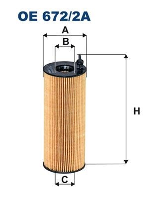 FILTRON OE 672/2A: Õlifilter