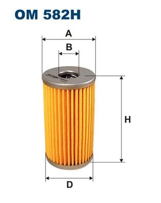 FILTRON OM 582H: Filtru, sistem hidraulic primar